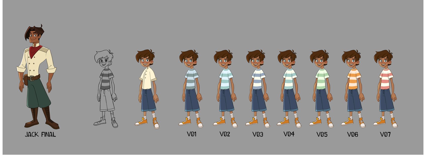 Variações de cor