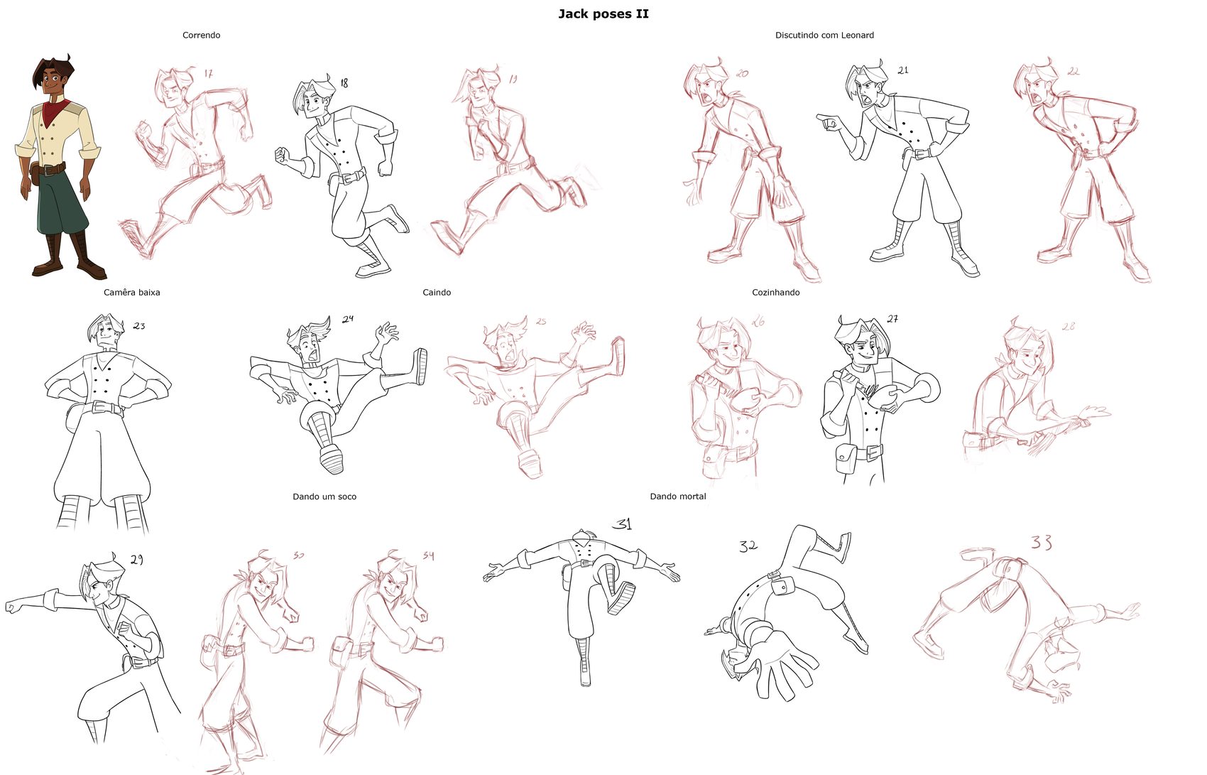 Folha de poses